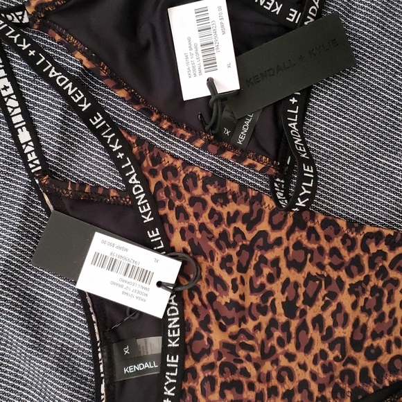 KENDALL+KYLIE Small Leopard Bikini Woman Size XL - Picture 6 of 6